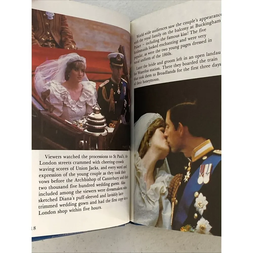 VTG HRH The Princess Of Wales Diana Spencer Ladybird Books Pictures 1982 1st Ed